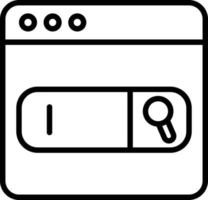 Search Bar Icon Style vector