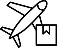 Air Shipping Icon Style vector