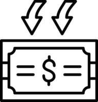 Cashback Icon Style vector