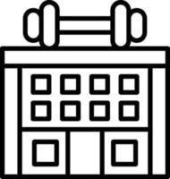 Gym Icon Style vector