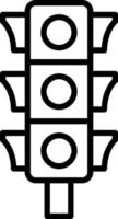 Traffic Lights Icon Style vector