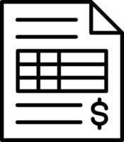 Invoice Icon Style vector