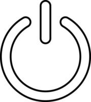 Power Button Icon Style vector
