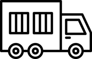 Prison Bus Icon Style vector