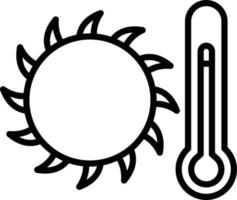 estilo de icono caliente vector