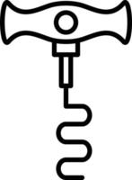 Corkscrew Icon Style vector