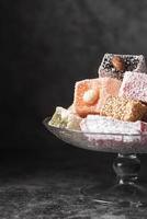 close up assorted sortiments turkish delight photo