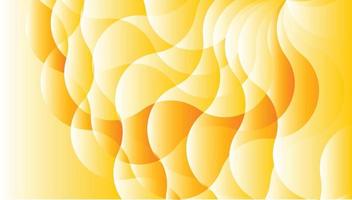 Abstract Yellow Round Pattern Wallpaper and Background design vector