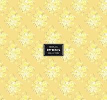 Seamless floral background Vector Pattern