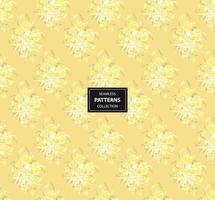 Seamless floral background Vector Pattern