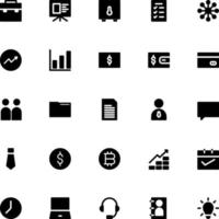 business and management Icons in solid Style for Any Purposes Perfect for Website Mobile App Presentation vector