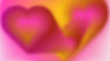 Abstract Love colorful blurred vector backgrounds.