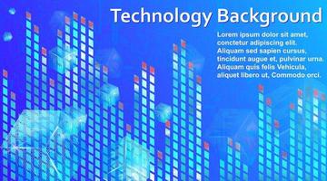 Abstract technology background. Beautiful colors. vector