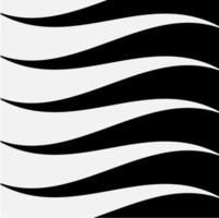Striped black and white background vector