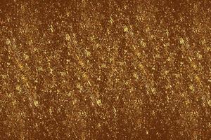 Gold Textured Background. Vector Illustration. Shining Christmas or New Year Backdrop. Golden Sunrays with Lights and Sparkles.