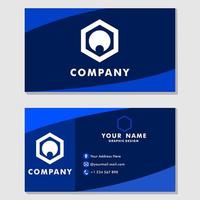 design template of business card, for business, corporate, company, business template, etc vector