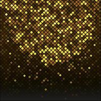 fondo abstracto de mosaico dorado brillante. vector