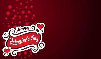 valentine theme background vector