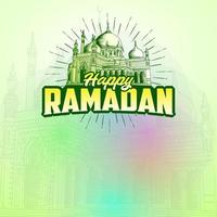 ramadan kareem theme background vector