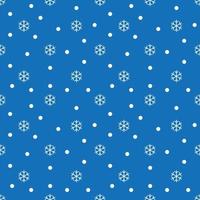 Snowflake beautiful seamless pattern design for decorating, wallpaper, wrapping paper, fabric, backdrop and etc. vector