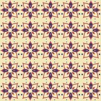 pattern design elements symmetrical petals sketch retro design vector