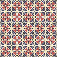 pattern design elements symmetrical petals sketch retro design vector