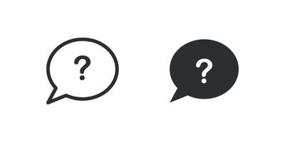 FAQ - frequently asked questions vector icon. Help symbol.