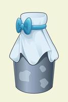 milk bottle vector