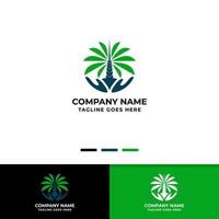 Palm Tree Group Logo vector