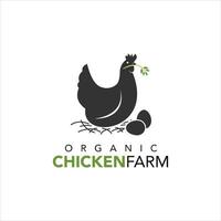 Poultry and Chicken Farm Illustration vector