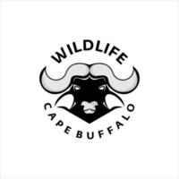 Cape Buffalo Wild Animal Badge