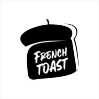 Toast Logo Bread and Breakfast Badge vector