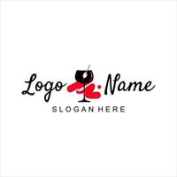 bar logo design simple template idea vector