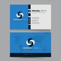 Creative Modern Clean and Simple Corporate Business card Template Design vector