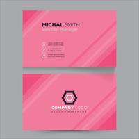 Corporate Business Card Template Design vector