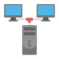 Web Hosting Concepts vector