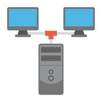 Web Hosting Concepts vector