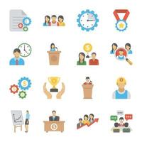 Trendy Human Resource Concepts vector