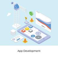 App Development Concepts vector