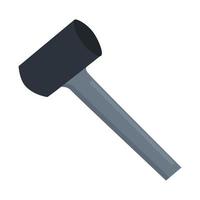 hammer illustration for repair and home renovation concept vector