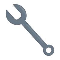 Wrench illustration for repair and home renovation theme. vector