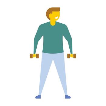 Exercising Guy Concepts vector