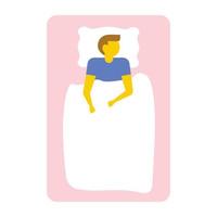 Sleeping Man Concepts vector