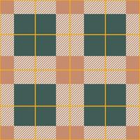 Checkered plaid seamless pattern. Bedspread design, tweed pattern. Vector. vector