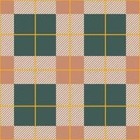 Checkered plaid seamless pattern. Bedspread design, tweed pattern. Vector. vector