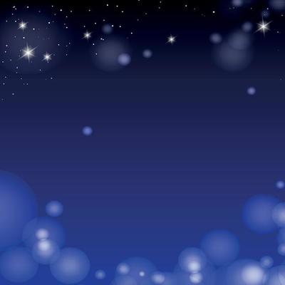 Dark blue sky with stars