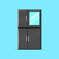 Freezer cartoon style icon illustration vector