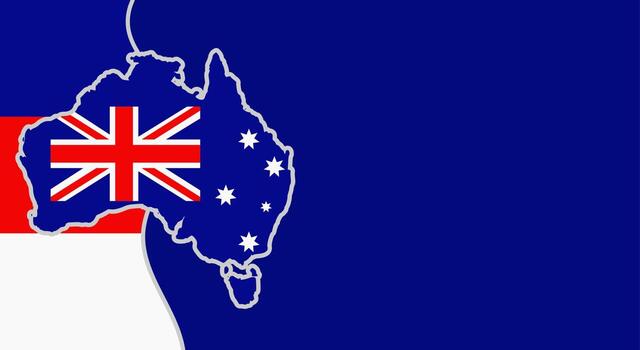 Background Australia Day vector illustration, and Copy Space Area. Suitable to be placed on content with that theme.