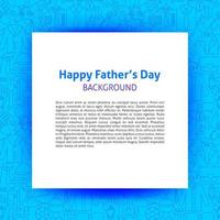 Father Day Paper Template vector