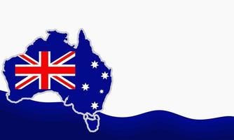 Background Australia Day vector illustration, and Copy Space Area. Suitable to be placed on content with that theme.